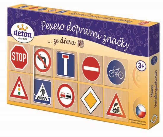 Obrázek Pexeso dopravní značky