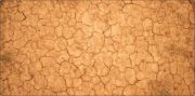 Obrázek Herní podložka (playmat) 180 x 90 cm (6'x3') - různé motivy  (neoprenová, obšitá, playmat) Desert (poušť)
