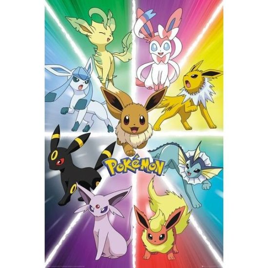 Obrázek Plakát Pokémon - Eevee Evolution