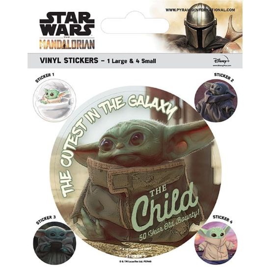 Obrázek Vinylové samolepky Star Wars: Mandalorian - Baby Yoda