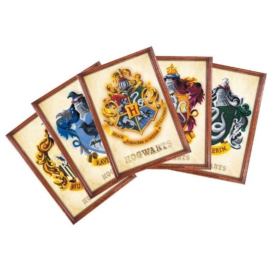 Obrázek Sada pohlednic Harry Potter - Erby (5 ks)