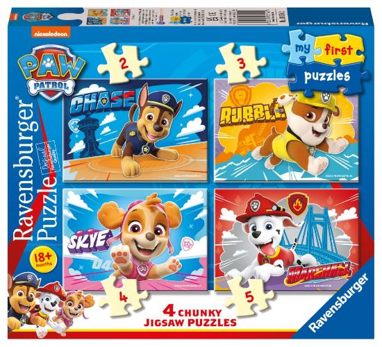 Obrázek Moje první puzzle Tlapková patrola 2/3/4/5 dílků
