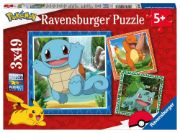Obrázek Vypusťte Pokémony 3x49 dílků