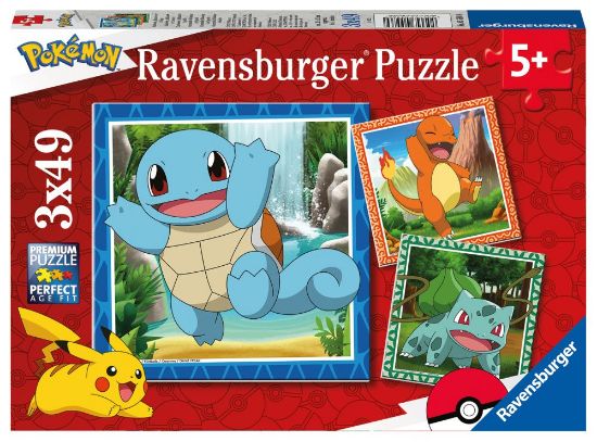 Obrázek Vypusťte Pokémony 3x49 dílků