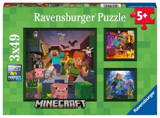 Obrázek Minecraft Biomes 3x49 dílků