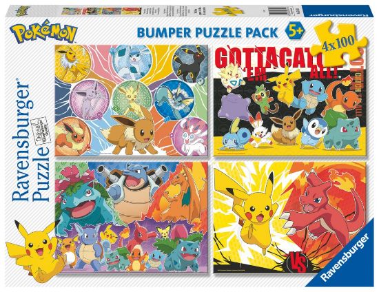 Obrázek Pokémon 4x100 dílků