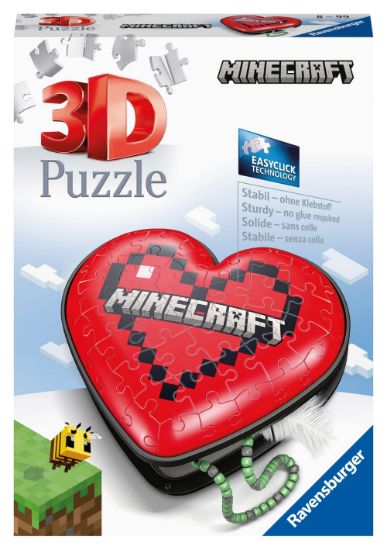 Obrázek Srdce Minecraft 54 dílků