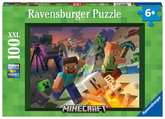 Obrázek Minecraft: Monstra z Minecraftu 100 dílků