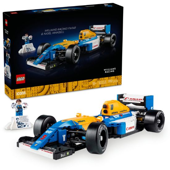Obrázek Williams Racing FW14B a Nigel Mansell