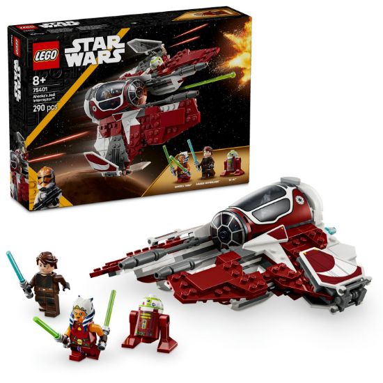 Obrázek Ahsoka a jediská stíhačka Interceptor™