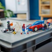 Obrázek Spider-Manovo závodní auto a Venom Zelený goblin