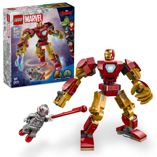 Obrázek Iron Man v robotickém obleku vs. Ultron