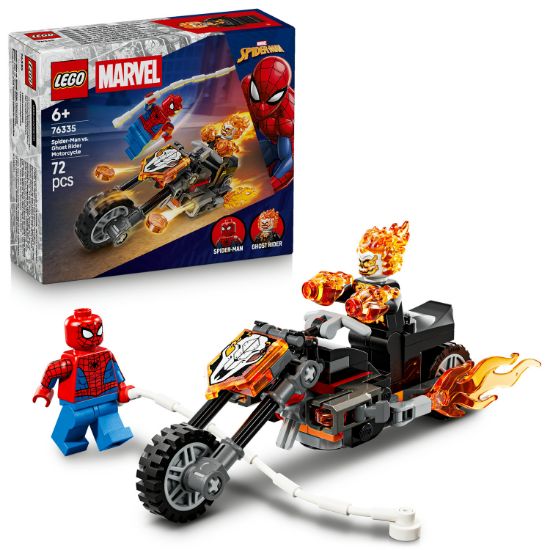 Obrázek Spider-Man vs. Ghost Rider na motorce