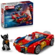 Obrázek Spider-Man a auto vs. venomizovaný Wolverine