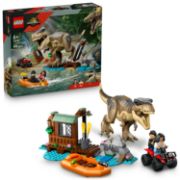 Obrázek T-rex a útěk po řece