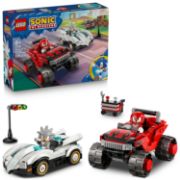Obrázek Silver a jeho auto vs. Knuckles a jeho monster truck