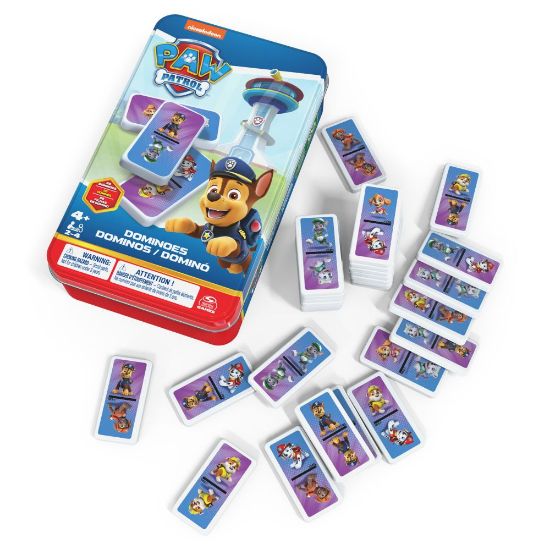 Obrázek SMG PAW PATROL DOMINO V PLECHOVÉ KRABIČCE