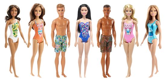 Obrázek BRB BARBIE V PLAVKÁCH ASST