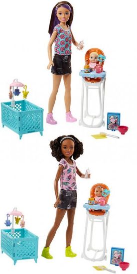 Obrázek Barbie chůva herní set asst 