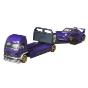 Obrázek Hot Wheels tahač a závodní angličák asst