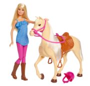 Obrázek Barbie panenka k koněm 