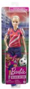 Obrázek Barbie fotbalová panenka  - BARBIE V ČERVENÉM DRESU