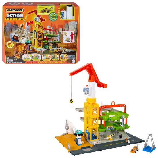 Obrázek Matchbox Action drivers staveniště se světly a zvuky
