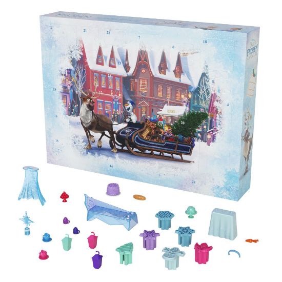 Obrázek FROZEN ADVENTNÍ KALENDÁŘ S MALÝMI PANENKAMI