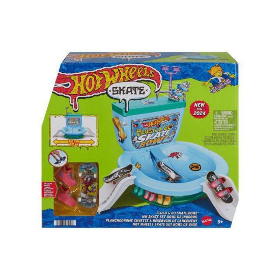 Obrázek Hot Wheels SKATES splachovací fengerboard skatepark