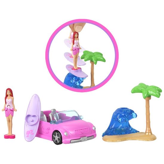 Obrázek Barbie mini Barbieland dopravní prostředky  - PLÁŽOVÝ KABRIOLET