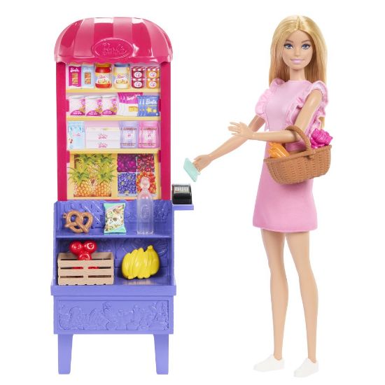 Obrázek Barbie panenka Malibu nakupuje herní set 