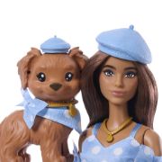 Obrázek Barbie paneka styl pro dva - puntíky