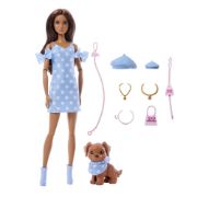 Obrázek Barbie paneka styl pro dva - puntíky