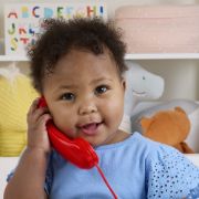 Obrázek Fisher Price tahací telefon 80. výročí Mattel