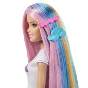 Obrázek Barbie panenka duhové vlasy s třpytivým stylingem