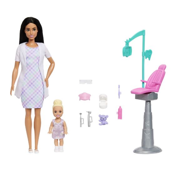 Obrázek Barbie herní set povolání - zubařka černovláska