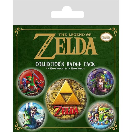 Obrázek Sada placek The Legend of Zelda - Classics