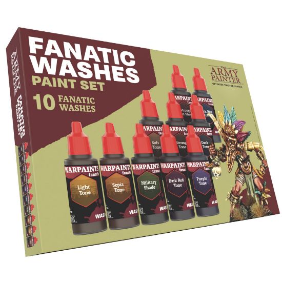 Obrázek Army Painter: Warpaints Fanatic - Washes Paint Set