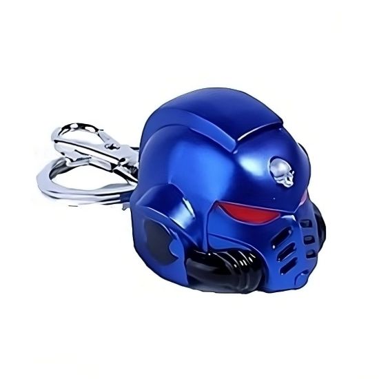 Obrázek Kovová klíčenka Warhammer - Helma Ultramarine