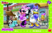 Obrázek Puzzle Minnie na Montmartru 15 dílků deskové