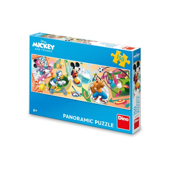 Obrázek Puzzle Mickey s kamarády sport 150 dílků panoramic