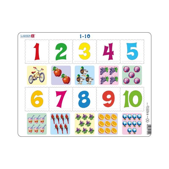 Obrázek ČÍSLA 1-10 10 d. EDU Puzzle
