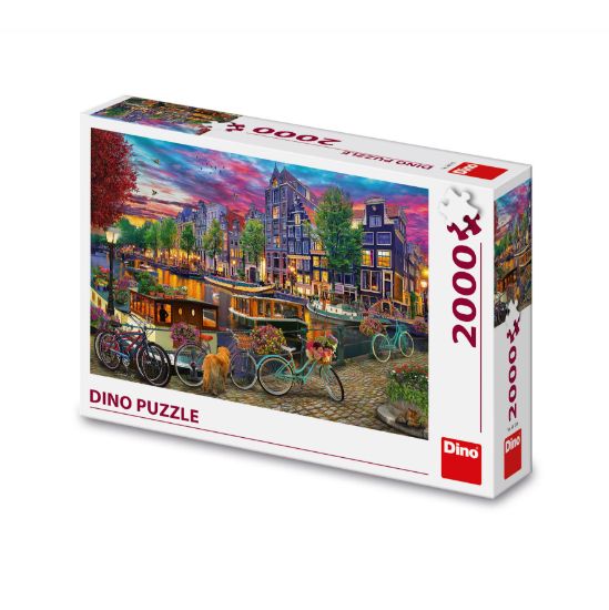 Obrázek Puzzle Malovaný Amsterdam 2000 dílků