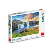 Obrázek Puzzle Islandský vodopád 500 dílků