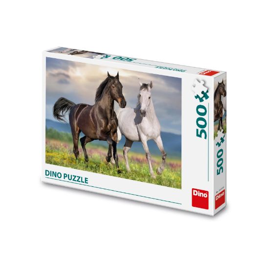 Obrázek Puzzle Zamilovaní koně 500 dílků