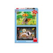Obrázek Puzzle Krtkův den 2x48 dílků