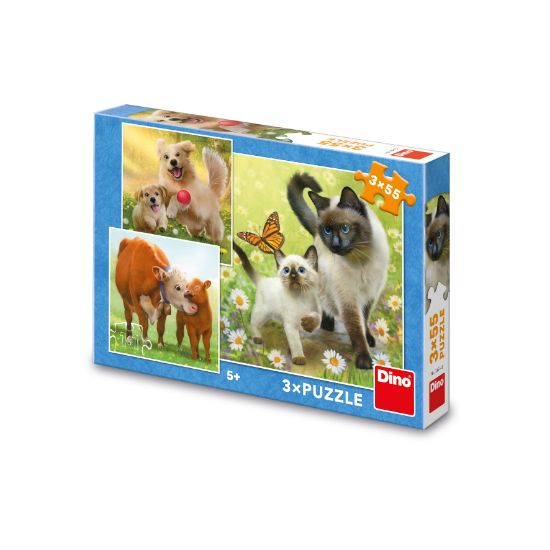 Obrázek Puzzle Rodinka 3x55 dílků