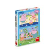 Obrázek Puzzle Peppa Pig: Na dovolené 2x48 dílků