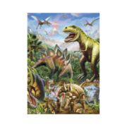 Obrázek Puzzle Svítící svět dinosaurů 100 xl dílků neon