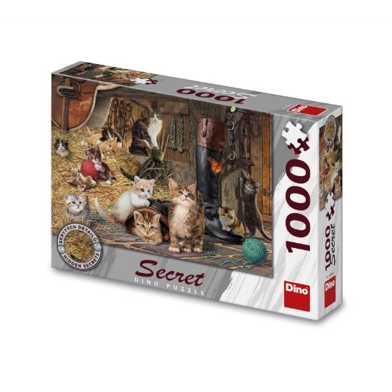 Obrázek Puzzle Tajemné kočky 1000 dílků secret collection